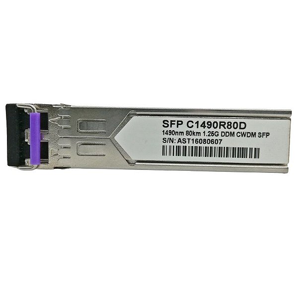 SFP 1.25G 80KM CWDM TX1490NM C1490-R80D