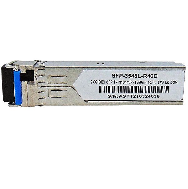 SFP 2.5G 40KM BiDi LC DDM TX1310-RX1550NM 3548L-R40D