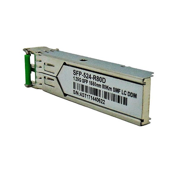 SFP 1.25G 80KM LC Duplex DDM TX1550NM 524-R80D