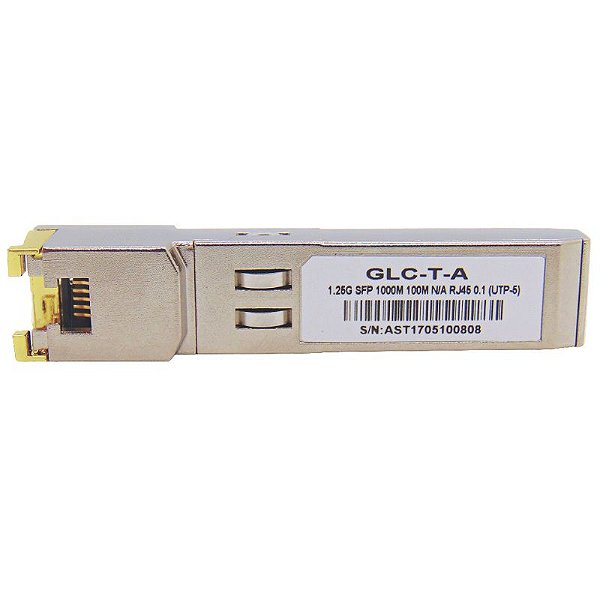 SFP 1.25G 100M GLC-T-A RJ45 1000BASE Cooper 0.1 (UTP-5)