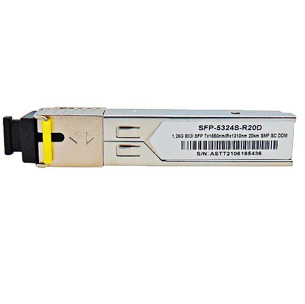 SFP 1.25G 20KM BiDi SC DDM TX1550-RX1310NM 5324S-R20D
