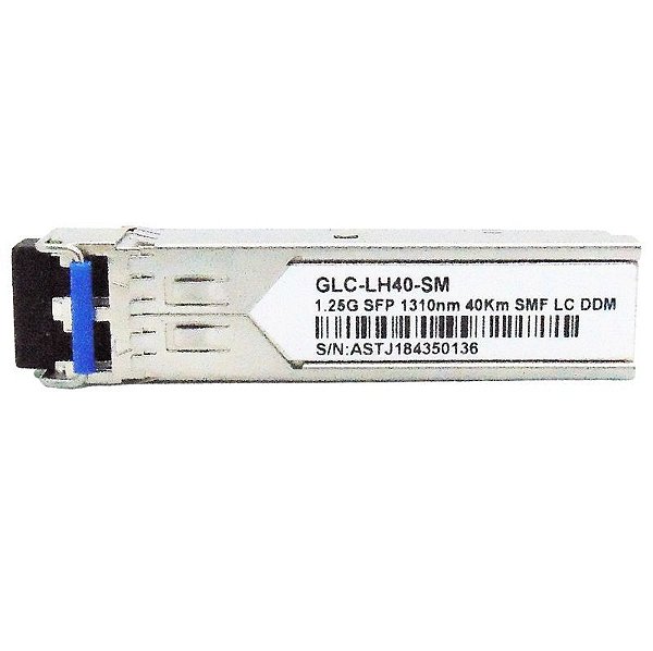 SFP 1.25G 40KM LC Duplex DDM TX1310NM GLC-LH40-SM
