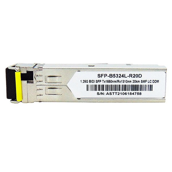SFP 1.25G 20KM BiDi LC DDM TX1550-RX1310NM B5324L-R20D