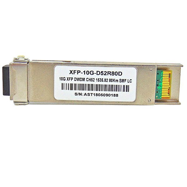 XFP 10G 80km LC 1535.82 CH52 D52R80D C/Cisco MUX-DEMUX