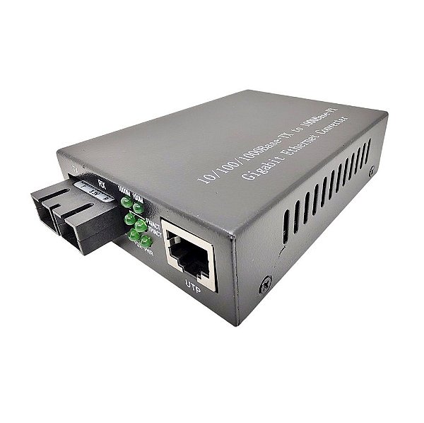 Conversor de Mídia 60km 10/100/1000M HL-2211S-60 Dual Fiber