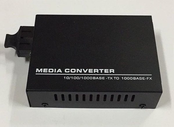Conversor de Mídia 80km 10/100/1000M-DF-80km Dual Fiber HDV