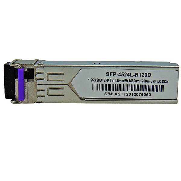 SFP 1.25G 120km BiDi LC DDM TX1490-RX1550NM 4524L-R120