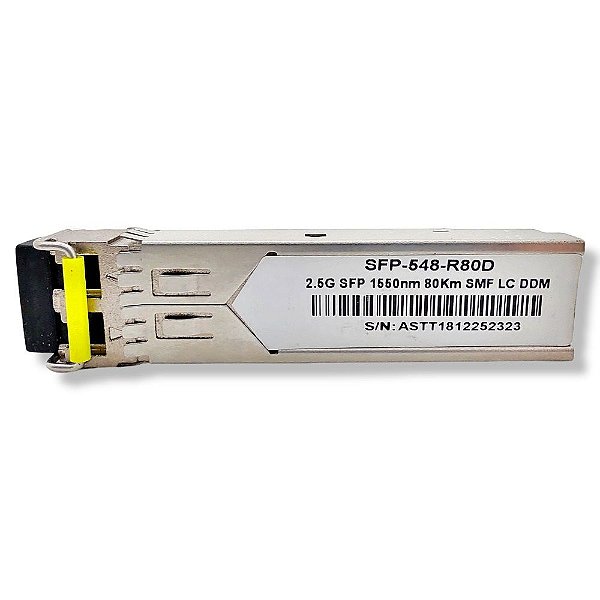 SFP 2.5G 80km LC DDM SFP-548-R80D 1550NM SMF