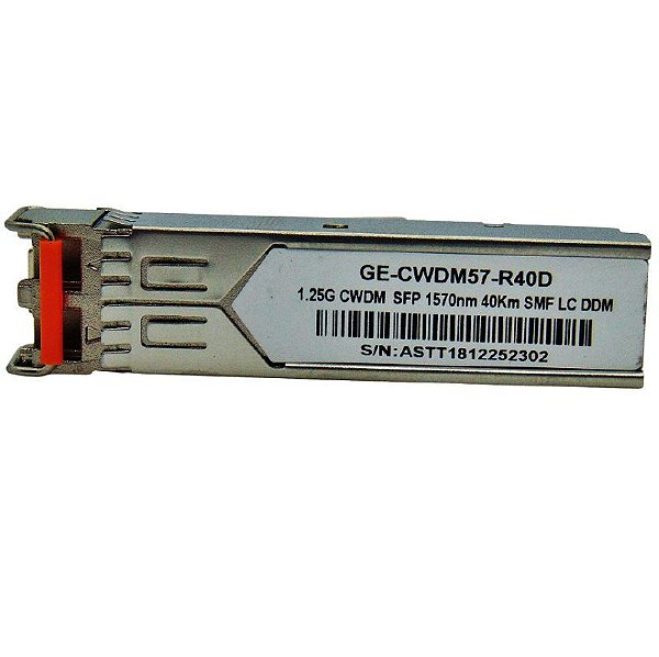 SFP 1.25G 40km LC DUPLEX DDM TX1570NM GE-CWDM57-R40D