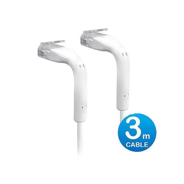 Ubiquiti U-CABLE-PATCH-3M-RJ45 UNIFI Cabo Ethernet 3M Branco