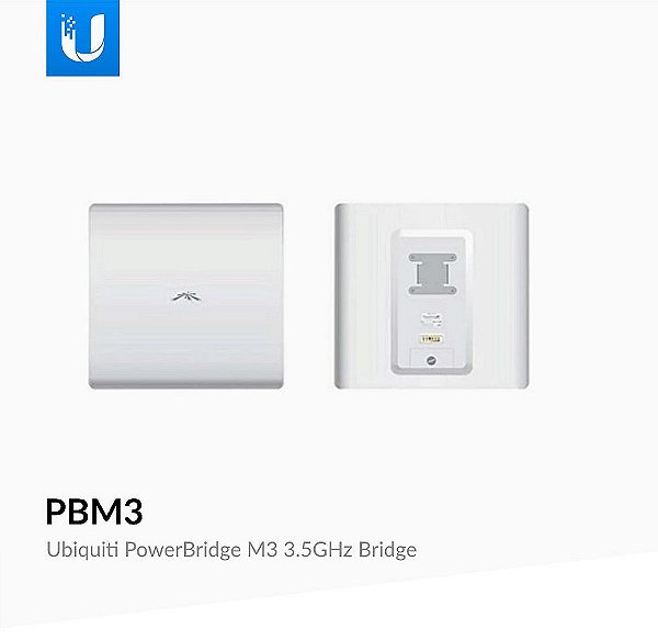 Ubiquiti M3 PBM3 PowerBridge 3GHz 150+Mbps 20+km