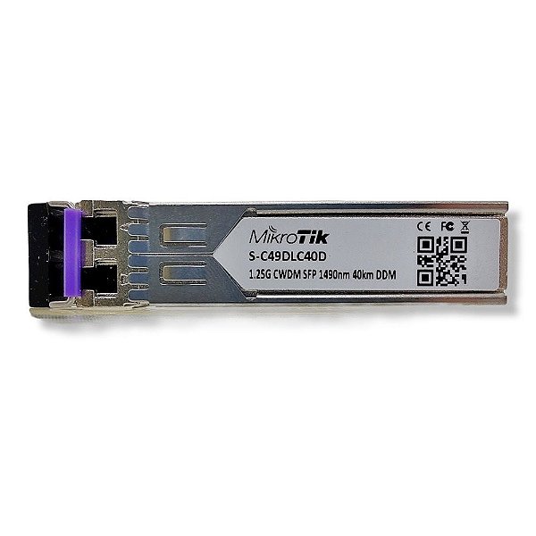 Mikrotik SFP CWDM S-C49DLC40D 1.25G SM 40km 1490nm LC