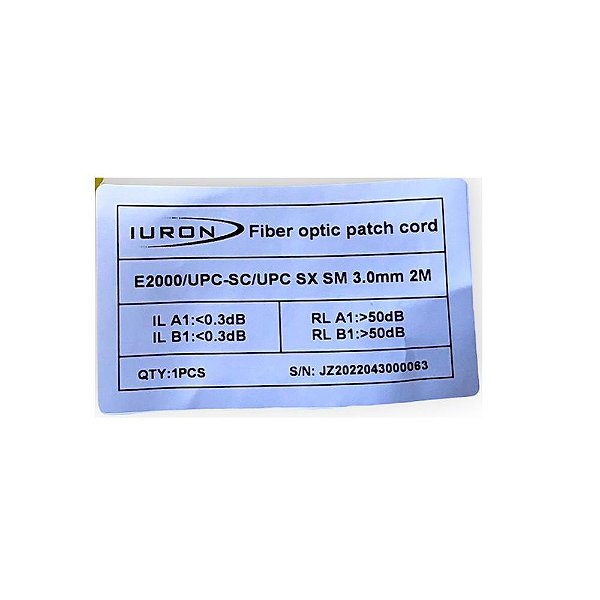Patch Cord E2000-UPC SC-UPC Single Mode SX 3.0MM 2M LSZH