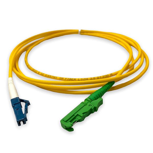 Patch Cord E2000-APC LC-UPC Single Mode SX 3.0MM 2M LSZH