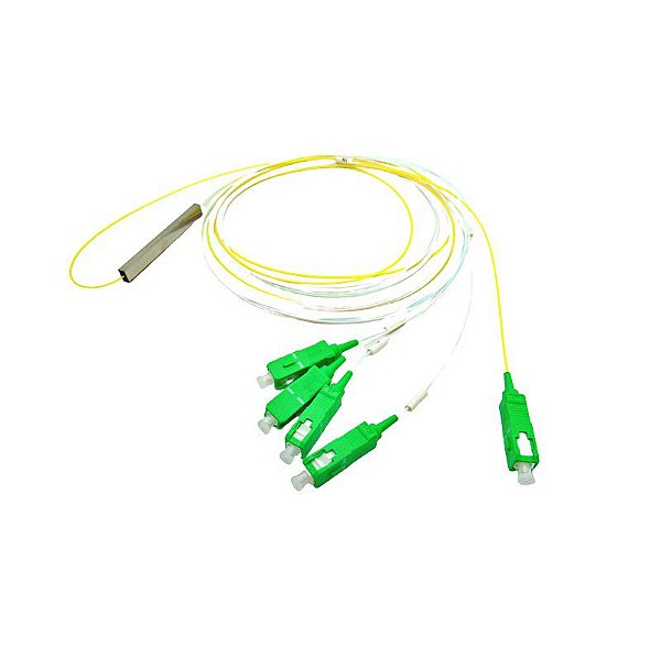 Splitter 1x4 0.9MM 1.5M SM SC-APC PLC