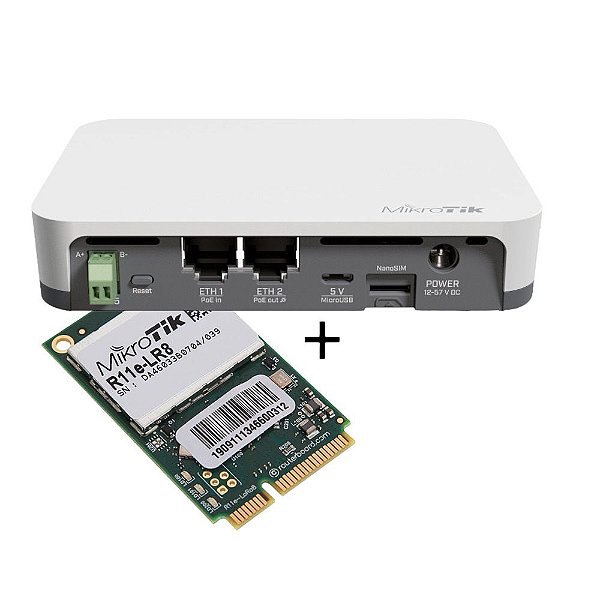 Mikrotik RB924IR-2ND-BT5&BG77&R11E-LR8 KNOT LR8 Gateway KIT