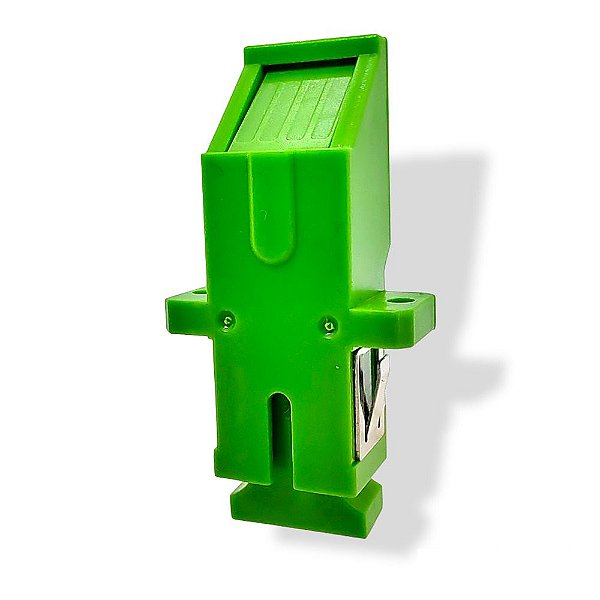 Acoplador Adaptador SC-APC Simplex Push Verde JZ-7002-3W