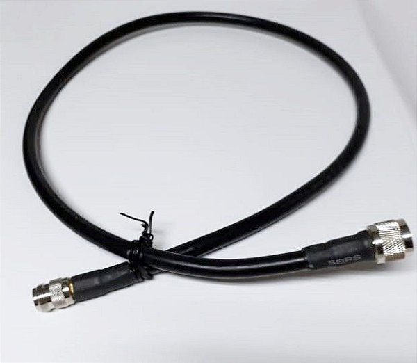 Pigtail N-Fêmea/N-Fêmea LMR400 1M RPSMA