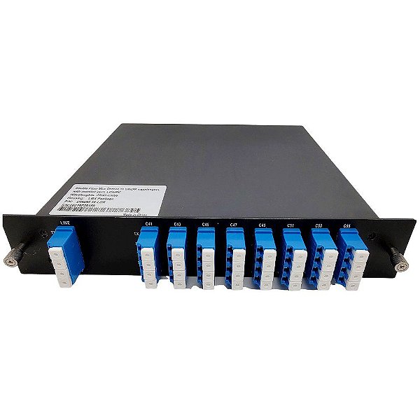 DWDM MUX DEMUX 100G 16CH Dual Fiber C41-C56 LC-UPC LGX