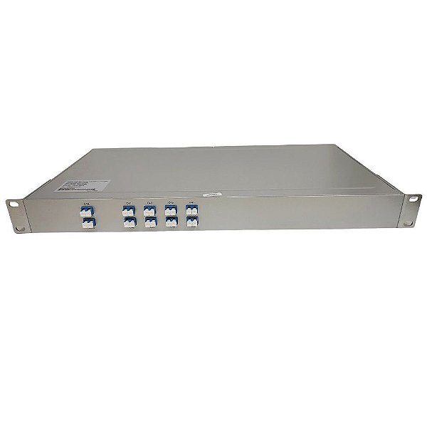DWDM MUX DEMUX 100G 8CH Dual Fiber C41-C48 LC-UPC Rack