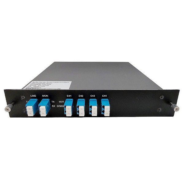 DWDM MUX DEMUX 100G  4CH Dual Fiber C41-C44 LC-UPC LGX