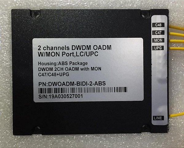 DWDM MUX DEMUX 100G BiDi-2 C47-C48+UPG LC-UPC ABS