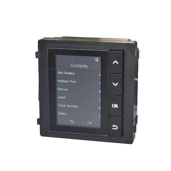 Interfone IP Hikvision Monitor LCD 3.5" Externo DS-KD-DIS