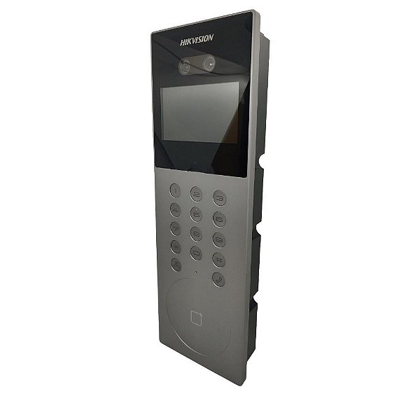 Interfone IP Hikvision c/ Video e Reconhecimento Facial DS-KD9203-E6