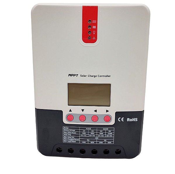 Controlador Solar MPPT 40A 12V/24V RS232 SR-ML2440