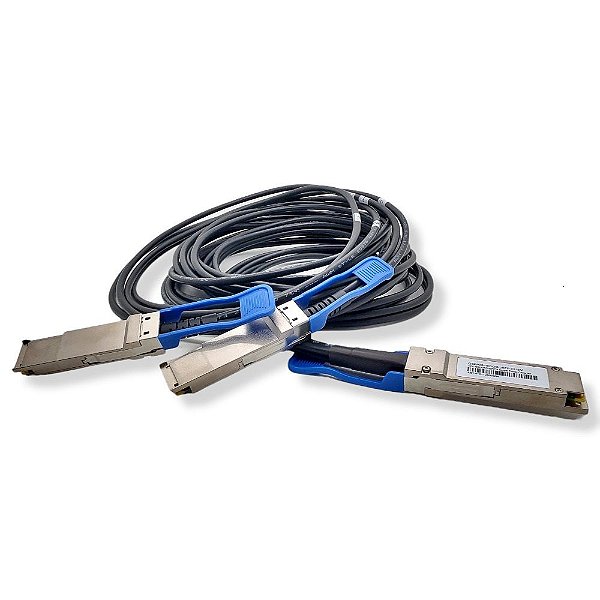 Módulo QSFP28-100G/2QSFP-CU3M 30AWG Cabo Conexão Direta 3M