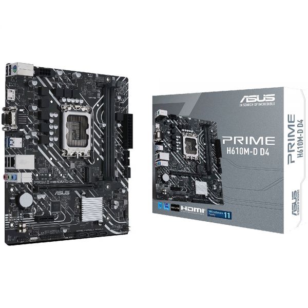 Placa Mãe Asus Prime H610M-D Lga 1700 Ddr4