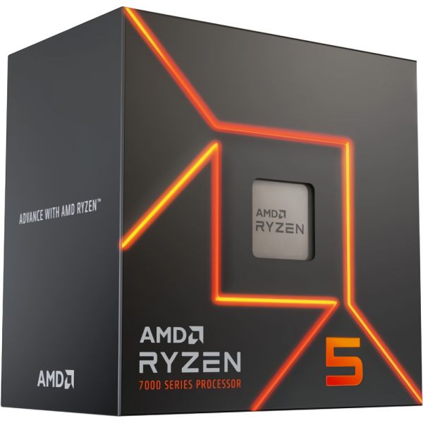 Processador Cpu Amd Ryzen 5 7600 5.1 Ghz Am5 32 Mb Com Cooler
