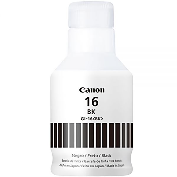 Frasco De Tinta Canon Gi-16 Bk - Preto 135Ml