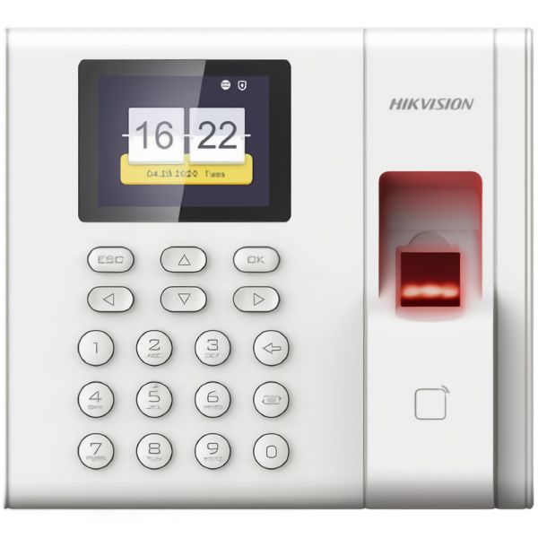 Relógio Marcador Biométrico Hikvision Ds-K1T8003Mf - Prata