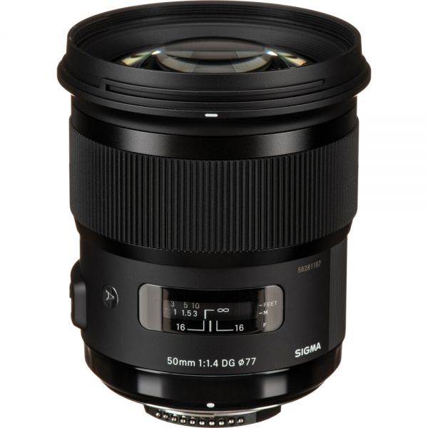 Lente Sigma Dg 50Mm F/1.4 Hsm Art Para Nikon