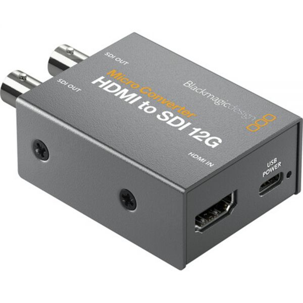 Micro Conversor Blackmagic Design Hdmi A Sdi 12G (Convcmic/Hs12G/Wpsu)