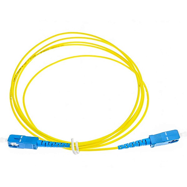 Cabo de Fibra Óptica SC-UPC para SC-UPC Single Mode 3 mm - 3 Metros