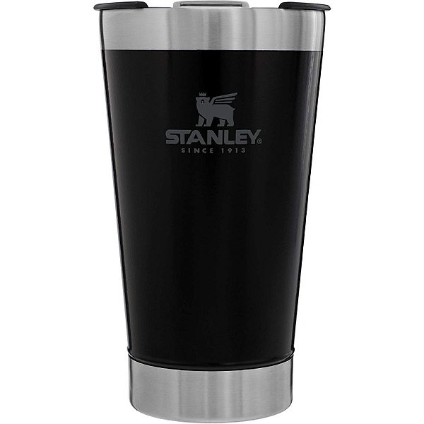 Copo de Cerveja Stanley Classic Beer Pint com Tampa + Abridor - Preto 473mL