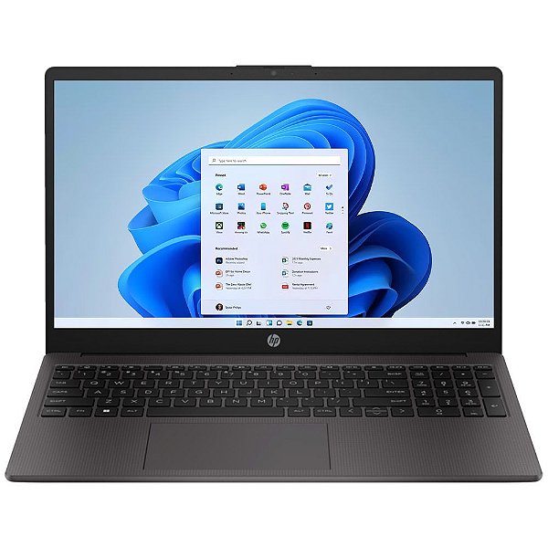 Notebook HP 250 G10 15,6" Intel Core i7-1355U 8 GB DDR4 512 GB SSD - Preto