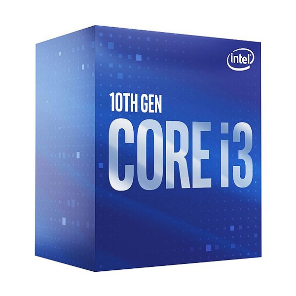 Processador CPU Intel Core I3-10100F 3.6 GHz LGA 1200 6 MB com Cooler