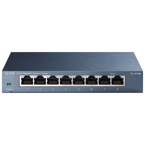 Switch Ethernet TP-Link TL-SG108 8 Portas 10/100/1000Mpps