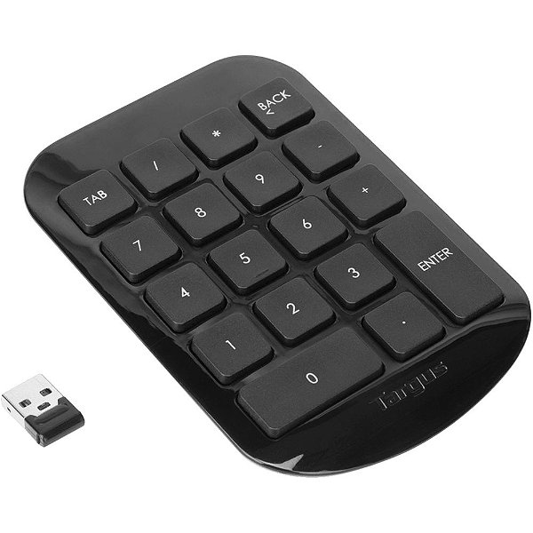 Teclado Numérico sem Fio Targus AKP11US USB - Preto/Cinza