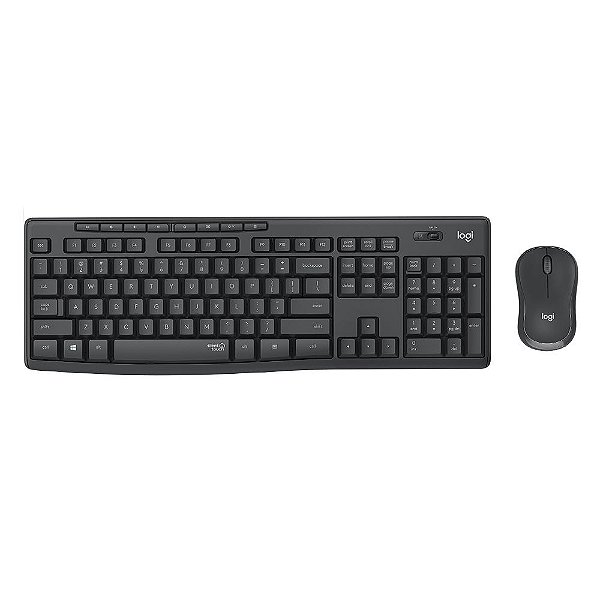 Kit Teclado + Mouse Sem fio Logitech MK295 - Preto (Espanhol)