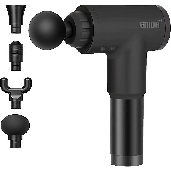 Massageador Elétrico Onida ON-5009 Fascial Gun - Preto