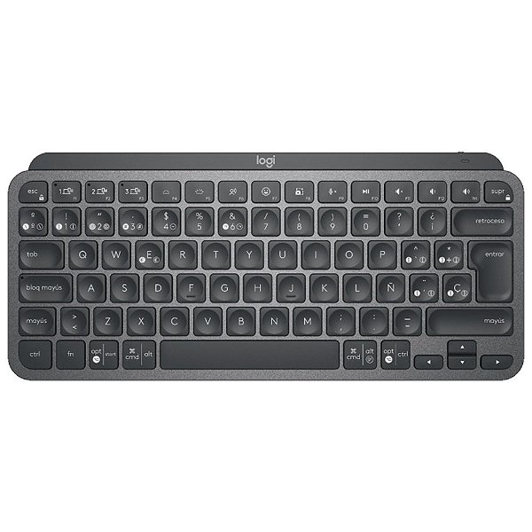 Teclado Sem fio Logitech MX Keys Mini - Grafite (Espanhol) (920-010476)