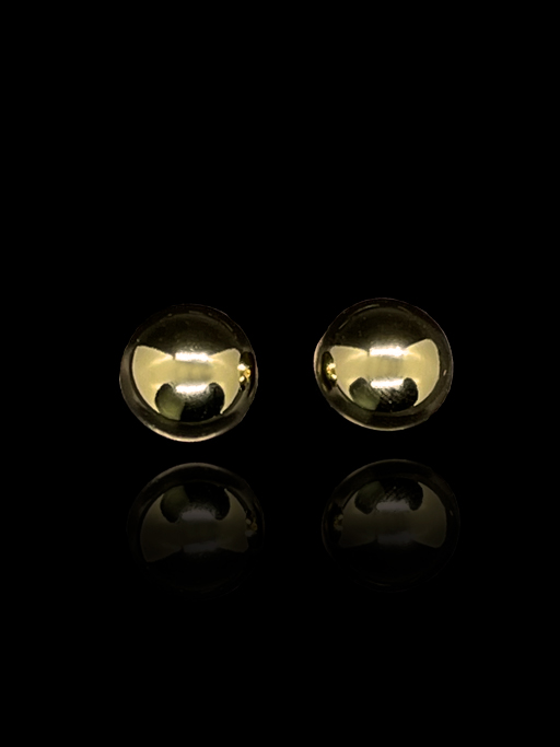 Brinco fixo em formato de meia Bola G