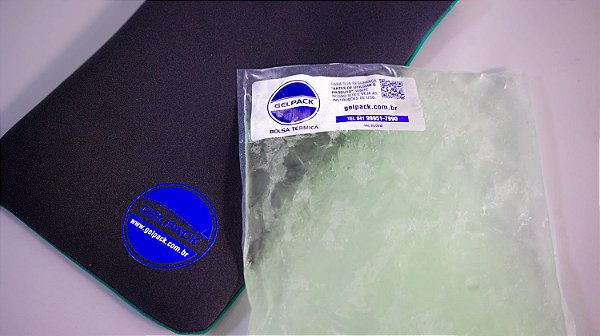 Kit com 2 Bolsas de Gel 500g + 1 Bolsa de Gel de 300g