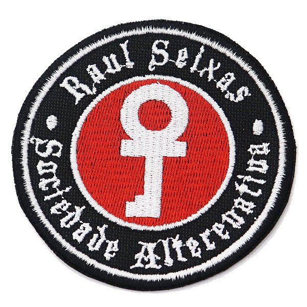 Patch Bordado Banda Raul Seixas Chave 8x8cm