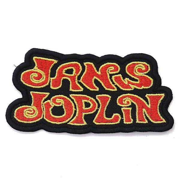 Patch Bordado Banda Janis Joplin 5x9cm