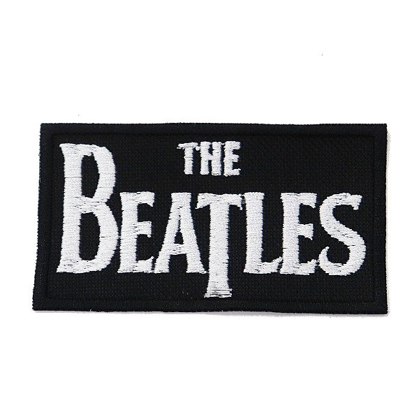 Patch Bordado Banda The Beatles 9x5cm